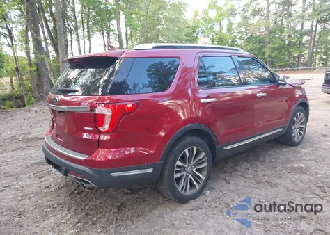 2018 Ford Explorer Platinum из США, поврежденный, VIN 1FM5K8HT5JGA45100